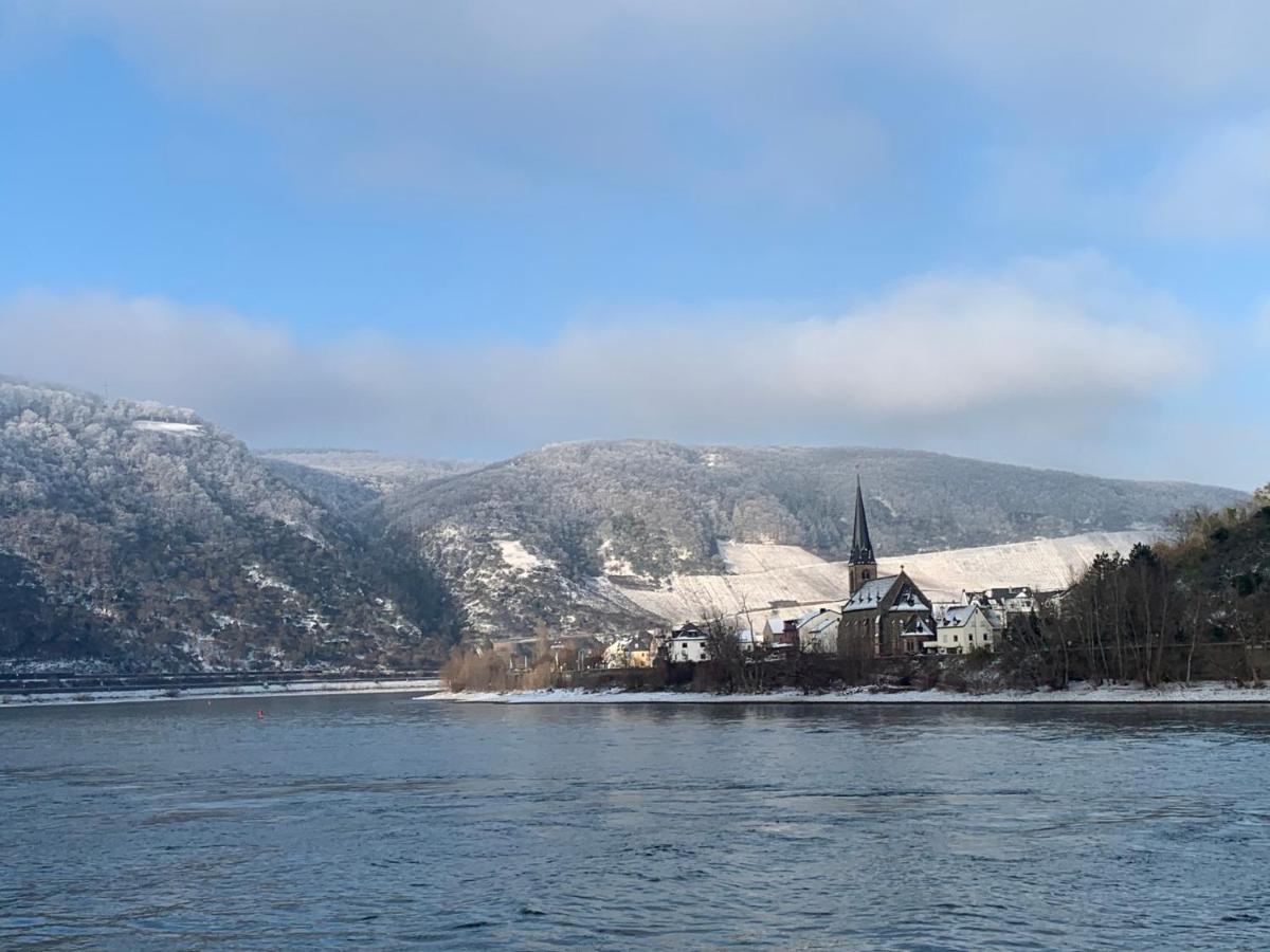 Grosse Wohnung Mit Rheinblick Boppard Exterior foto